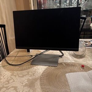 Lenovo Black and Gray Monitor